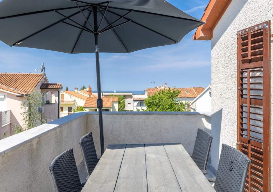 Apartment Mirjana Spada V mit Balkon und Meerblick