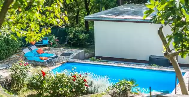 Ferienhaus Bakarac mit Meerblick