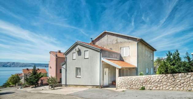 Ferienwohnung Lidija mit Meerblick, Novi Vinodolski 