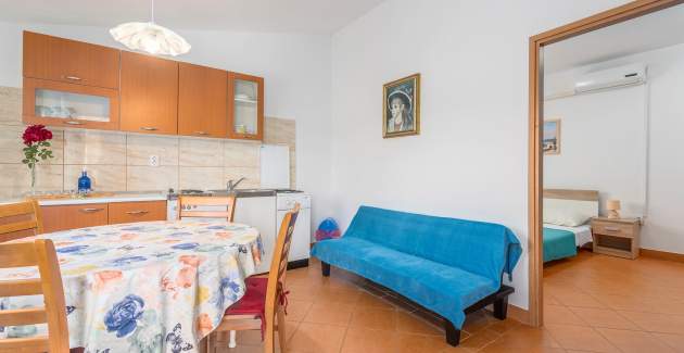 Appartamento con una camera da letto Stanko A3 - Fasana