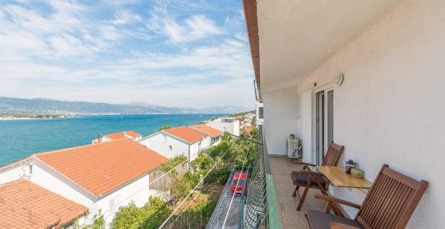 Ferienwohnung Barba Ciovo / B1 mit Meerblick