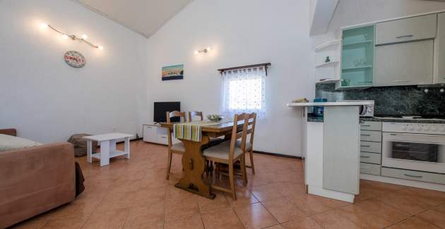 Apartments Korina / Apartment A3 with balcony and sea view - Island of Rab