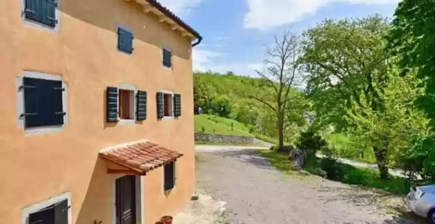 Steinferienhaus Hum mit Pool