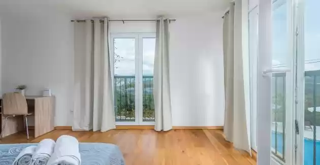 Villa Ana in Spinovci, pogled na Motovun