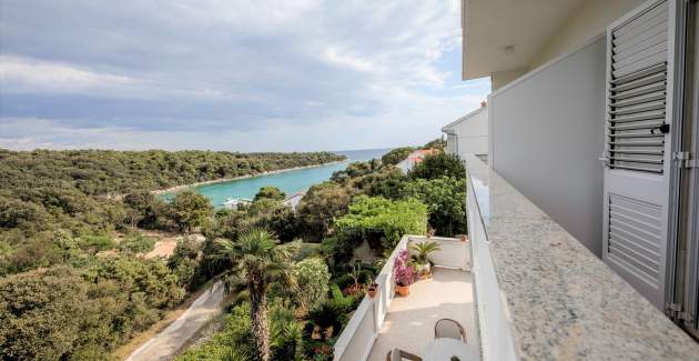 Anica Kampor / Zimmer S2 mit Meerblick - Insel Rab