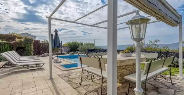 Villa Targeto con vista mare