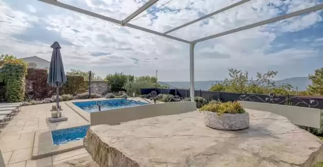 Villa Targeto sa pogledom na more