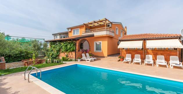 Apartment Visnjan II with Pool View