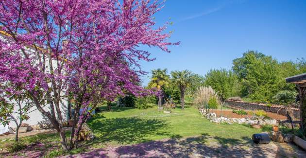 Ferienhaus Heidi mit eingezäunten Garten