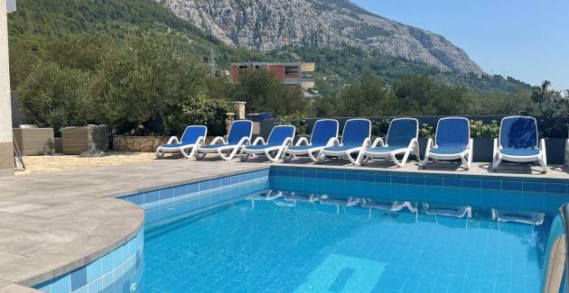 Villa Kristina mit privatem Pool in Makarska
