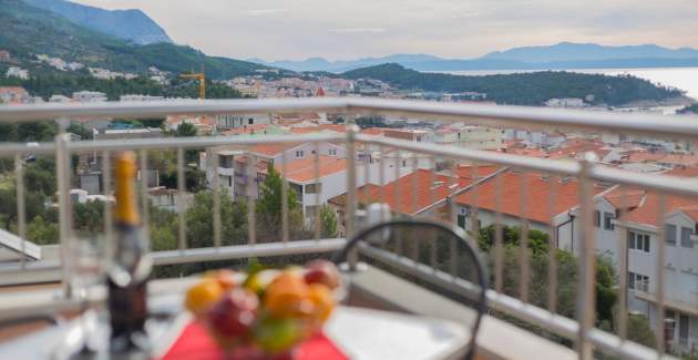 Appartamento Paradise a Makarska con vista mare