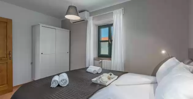 Unique Stone Villa Luna with Private Pool, Whirlpool and Fenced Garden
