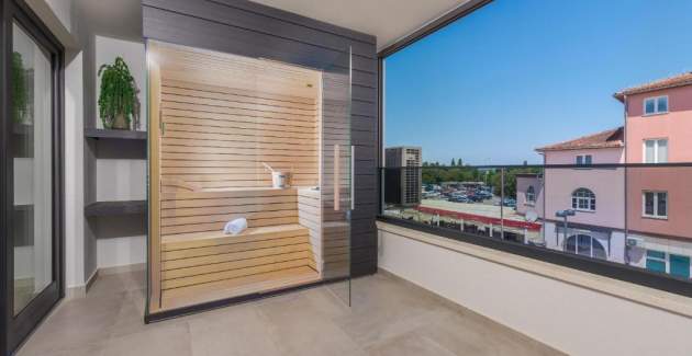 Apartman Val di Sole s balkonom i saunom