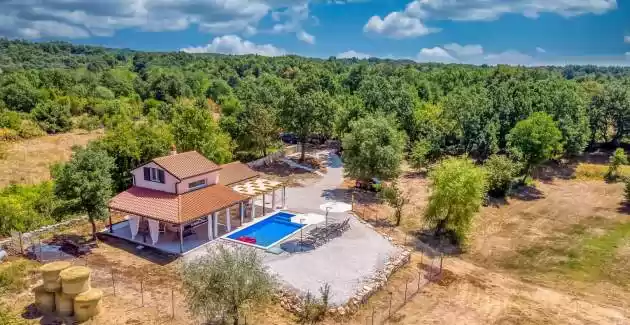 Ferienhaus Krase mit Pool