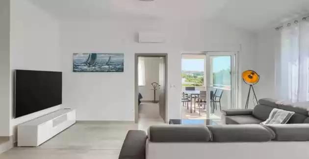 Appartamento Zdenka con balcone e vista piscina A4