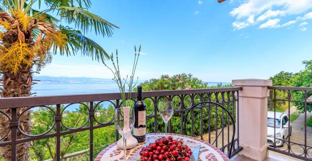 Apartment Jasminka I with balcony and sea view - Lovran 