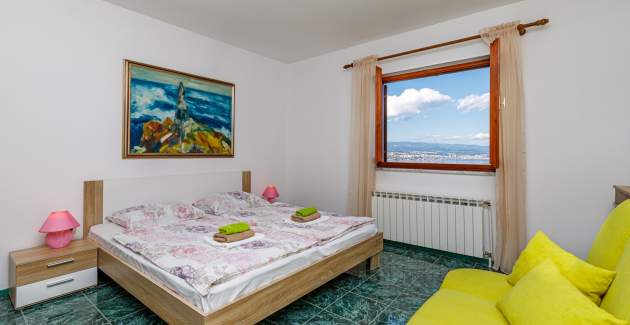 Ferienwohnung Jasminka II mit 1 Schlafzimmer und mit Wunderschönem Meerblick - Lovran