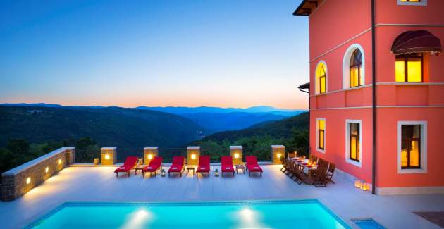 Palazzo Angelica Doppelzimmer S1 mit Poolblick