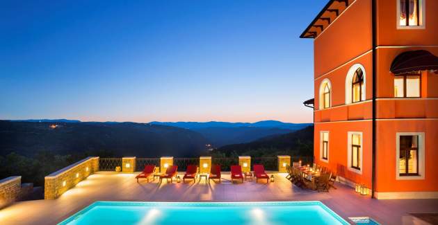 Palazzo Angelica Doppelzimmer S1 mit Poolblick