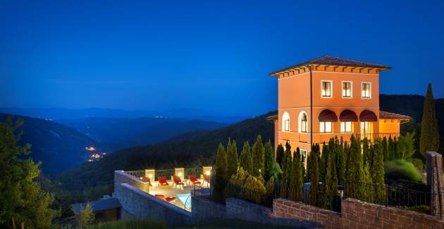Palazzo Angelica Doppelzimmer S1 mit Poolblick