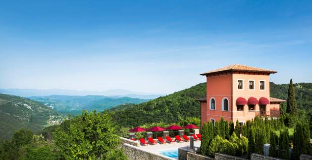 Palazzo Angelica S3 Doppelzimmer mit Poolblick