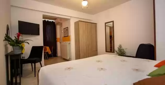 Apartmani Zonta - Jednosobni apartman s terasom i djelomičnim pogledom na more