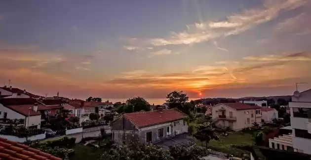 Apartmani Zonta - Studio s francuskim balkonom i pogledom na more