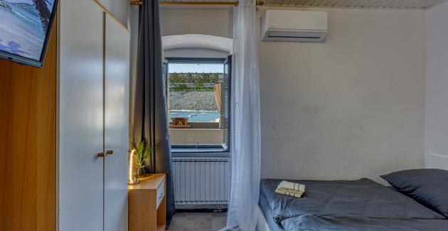 Apartmani Riva - Apartment mit zwei Schlafzimmern und Meerblick