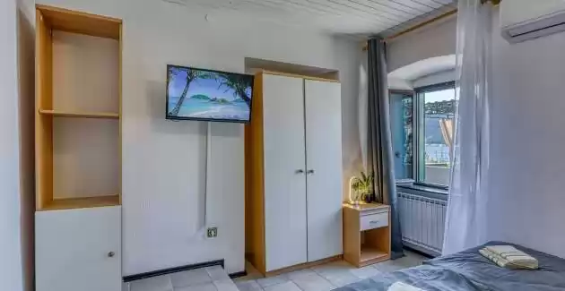 Apartmani Riva - Apartment mit zwei Schlafzimmern und Meerblick