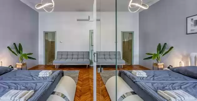 Apartments Riva - A6 Apartmen mit drei Schlafzimmer und Meerblick