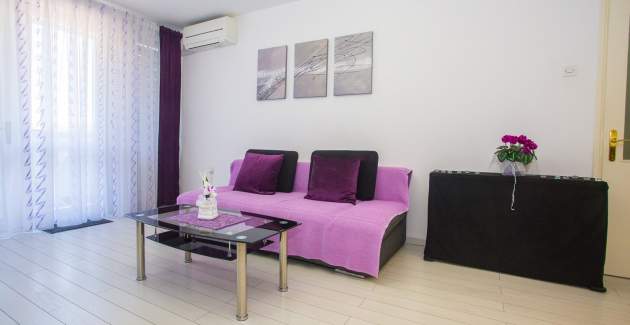 Apartman Mirjana s balkonom u centru grada