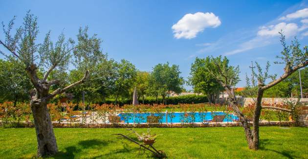 Apartments Jakici I with Pool View , on horse ranch