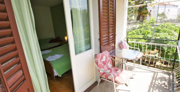 Triple Room Sauko - Maslina with Balcony 