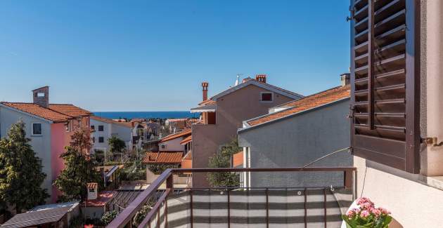 Ferienwohnung Noemi mit 1 Schlafzimmer, Balkon und Meerblick