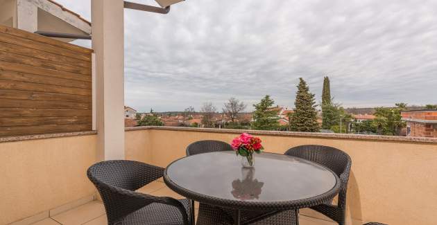 Two Bedroom Apartment Leko IV with Balcony, Common Pool and Garden