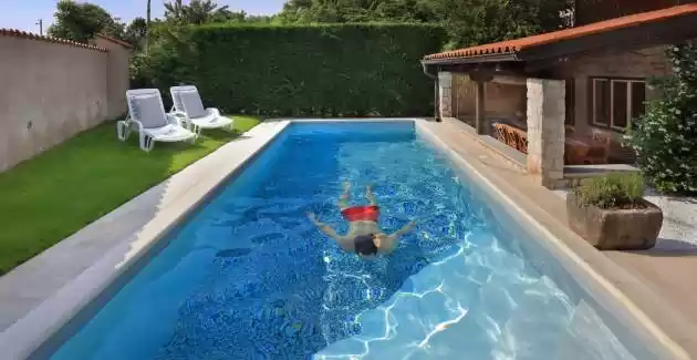 Ferienhaus Mlin mit eigenem Pool - Insel Krk