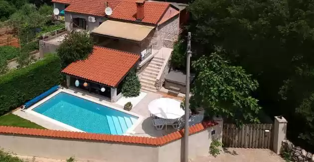 Ferienhaus Mlin mit eigenem Pool - Insel Krk