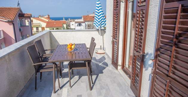 Apartment Mirjana V mit Balkon und Meerblick