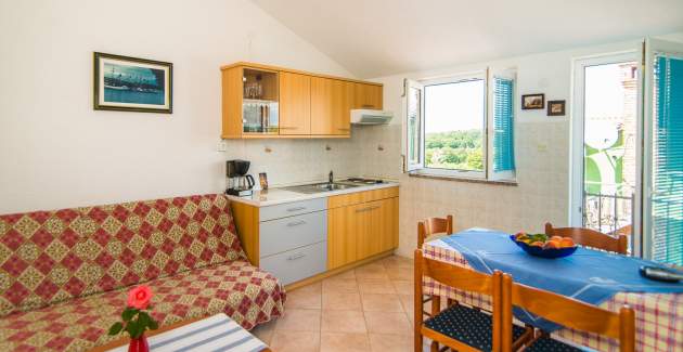 Apartment Vilma VI mit 2 Schlafzimmern und Meerblick