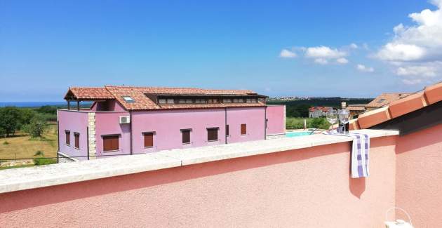 Apartment Sofia mit Dachterrasse und Meerblick in Gedici