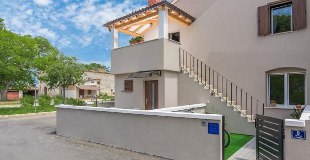 Apartment Romano mit Meerblick, in der Nähe von Poreč