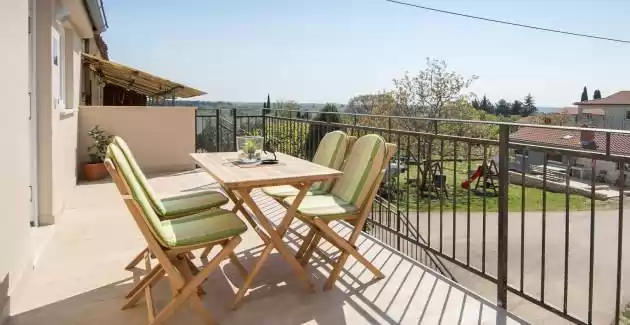 Apartment Bruneta mit Meerblick in Vabriga