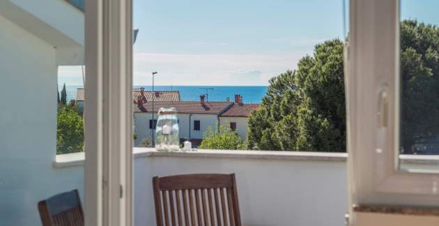 Ferienwohnung Ana mit Terrase und Merblick