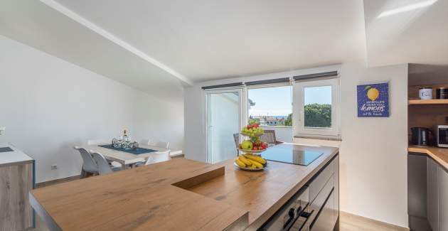 Ferienwohnung Ana mit Terrase und Merblick