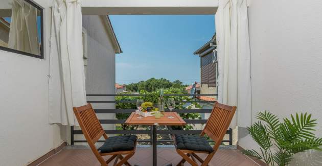 Ferienwohnung Green mit Balkon