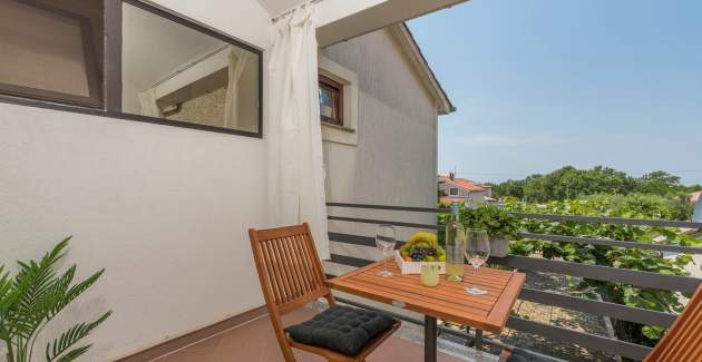 Ferienwohnung Green mit Balkon