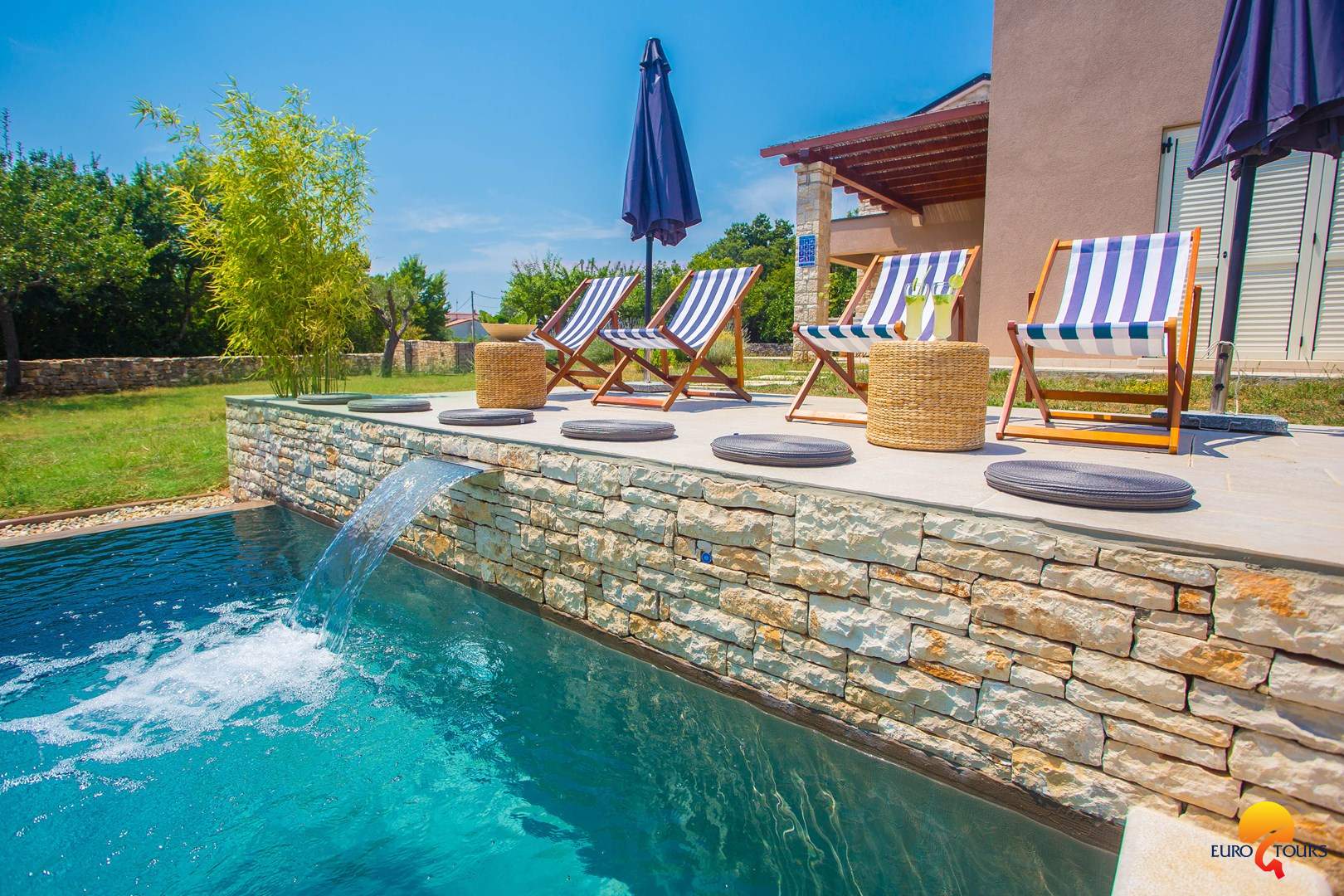 Villa Marten mit Eingezäunten Garten und Eigenem Infinity