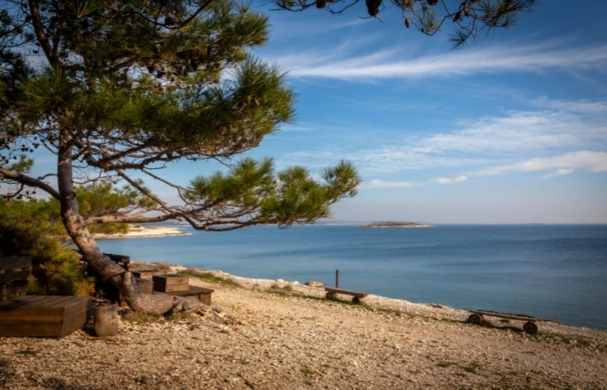 Strand in Istrien