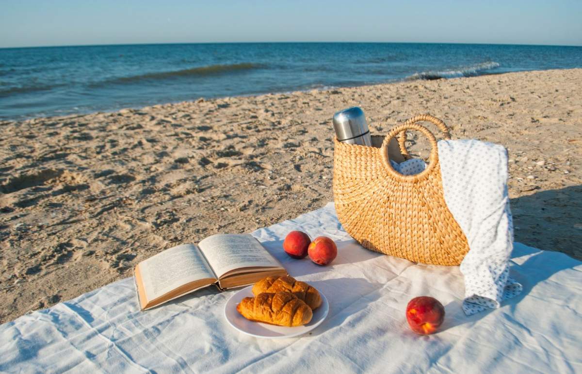 romantischen Strand in Istrien