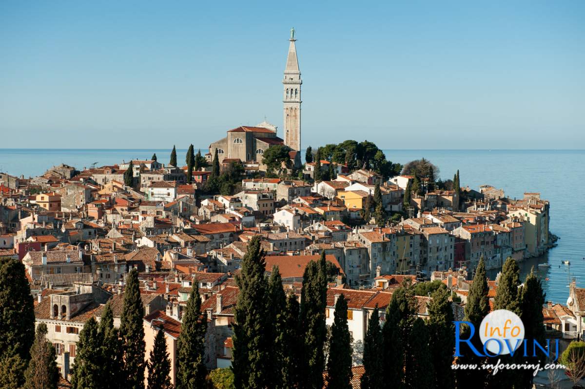 Rovinj pogled na grad